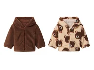 Bluzy i sweterki niemowlęce - Lupilu Bluza niemowlęca z polaru sherpa - miniaturka - grafika 1