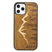 Etui i futerały do telefonów - Bewood Drewniane etui iPhone 12 Pro Max GÓRY IMBUIA - miniaturka - grafika 1