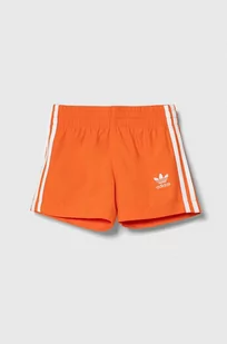 adidas Performance szorty kąpielowe dziecięce kolor pomarańczowy - Spodnie i spodenki dla chłopców - miniaturka - grafika 1