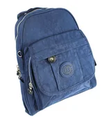 Plecaki - Praktyczny Plecak Materiałowy BAG STREET 2229 GRANATOWY 30 x 25 x 6,5 [cm] - miniaturka - grafika 1