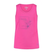 Koszulki i topy damskie - CMP Fuksja tank top dziecięcy 116 - miniaturka - grafika 1