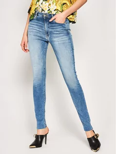 Spodnie damskie - Tommy Jeans Jeansy Skinny Fit Sylvia Ankle DW0DW08163 Granatowy Skinny Fit - grafika 1