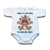 Body dla niemowląt - BODY - Jeśli ja nie śpię to nie śpi nikt - 98 kr - miniaturka - grafika 1