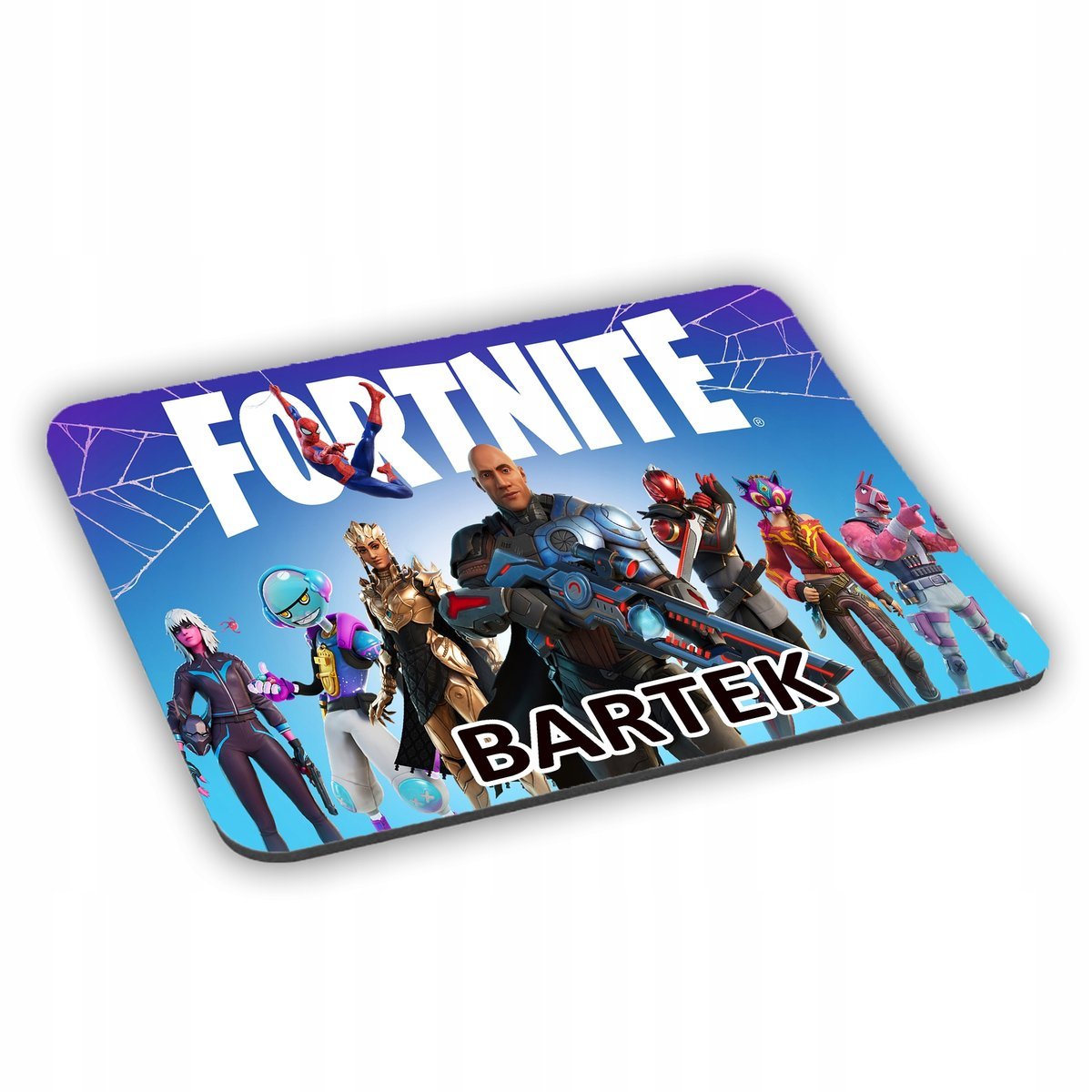 Podkładka pod mysz Gra Fortnite + IMIĘ Dziecka