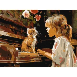 Ideyka Malowanie po numerach - Śpiewający duet 30x40cm - Malowanie po numerach - miniaturka - grafika 1