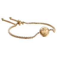 Bransoletki - Bransoletka Zodiakalna Baran - złoty kolor, regulowana - miniaturka - grafika 1