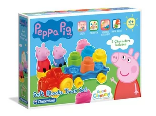 Clementoni pociąg z klockami Clemmy baby Peppa Pig - Klocki - miniaturka - grafika 2