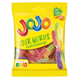 NESTLE JOJO ŻELKI SOUR WORMS 80G - Żelki - miniaturka - grafika 1