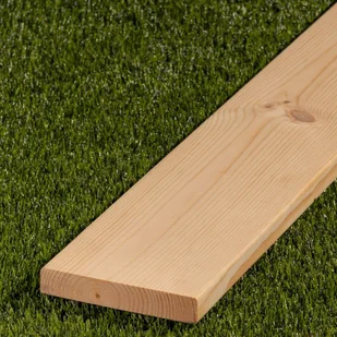 Deska Tarasowa Drewniana Sosna Gładka 27X140X4000 Mm Kronospan - Podesty i deski tarasowe - miniaturka - grafika 1