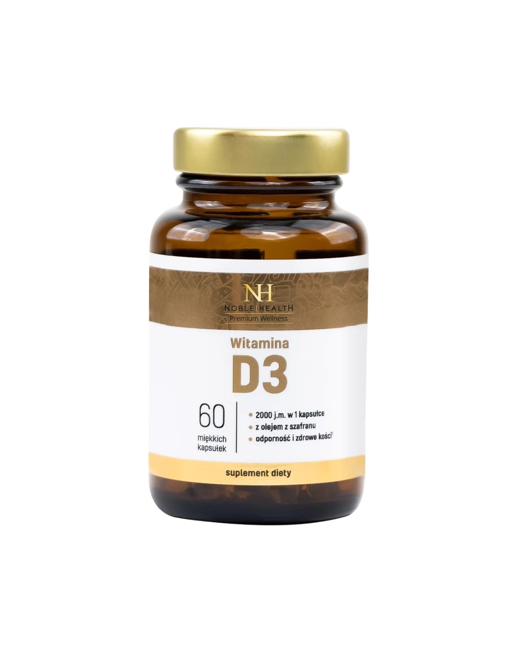 Noble Health Witamina D3 2000 j.m., Kapsułki 60 szt.