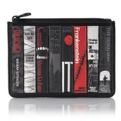 Portfele - Czarna bilonówka damska Horrory Yoshi Y1321 - miniaturka - grafika 1