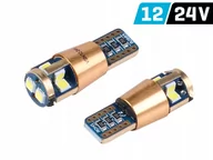 Żarówki samochodowe - Vision Żarówka samochodowa LED VISION W5W T10 12/24V 10x 3030 SMD CANBUS biała 2 szt 9713 - miniaturka - grafika 1