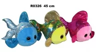 Maskotki i pluszaki - Maskotka Ryba 3 wzory 45 cm 163400 - miniaturka - grafika 1