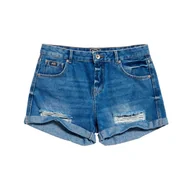 Spodenki damskie - Spodenki damskie Superdry Steph Boyfriend szorty jeansowe-W28 - miniaturka - grafika 1