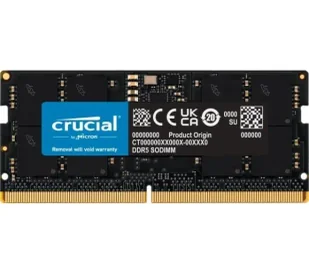 Crucial DDR5 8GB 5600 CL46 SODIMM Czarny - Pamięci RAM - miniaturka - grafika 1