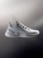 Buty sportowe damskie - 4F Niskie buty do sportów halowych Destroyer damskie - białe 36 - miniaturka - grafika 1