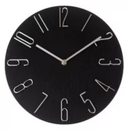 Zegary - Zegar ścienny Berry black, śr. 30,5 cm, plastik - miniaturka - grafika 1