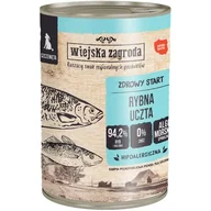Mokra karma dla psów - Wiejska Zagroda Rybna uczta 400g - miniaturka - grafika 1