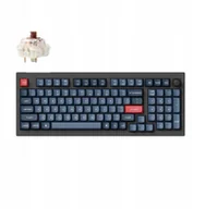 Klawiatury - Keychron V5 Max QMK/VIA Wireless Custom Mechanical Keyboard Fully Assembled Knob / Carbon Black / Gateron Jupiter Brown - miniaturka - grafika 1