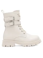 Buty dla dziewczynek - DeeZee Trzewiki CS5907-02 Beżowy - miniaturka - grafika 1