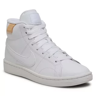 Buty sportowe damskie - Nike Buty Court Royale 2 Mid CT1725 100 White/White - grafika 1