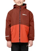 Kurtki i płaszcze dla chłopców - Jack Wolfskin - ICELAND 3IN1 JACKET K, kurtka chłopięca, unisex, intensywny rust, - miniaturka - grafika 1