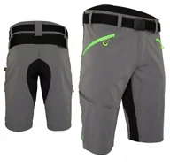 Spodenki rowerowe - Spodenki rowerowe Silvini Rango Pro Mtb Enduro grey lime black XL - miniaturka - grafika 1