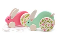 Zabawki zręcznościowe - Drewniany duży królik (skaczący) - miniaturka - grafika 1