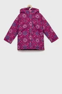 Kurtki i płaszcze dla dziewczynek - Columbia kurtka przeciwdeszczowa dziecięca kolor różowy - miniaturka - grafika 1