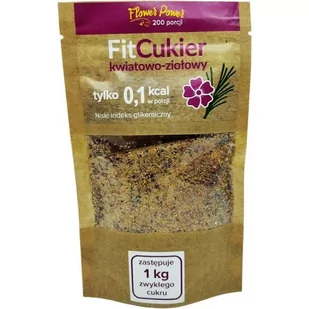 FitCukier™ Kwiatowo Ziołowy Niski Indeks Glikemiczny 100g - Uniphar - Zdrowa żywność - miniaturka - grafika 1