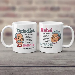 Zestaw kubków dla babci i dziadka - świetny gust - Kubki - miniaturka - grafika 1