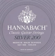 Struny gitarowe  - Hannabach 652668 Klassikgitarrensaiten Serie 900 Medium/High Tension Silver 200-3er Bass 652668 - miniaturka - grafika 1