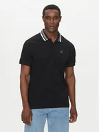 Koszulki męskie - BOSS Polo 50538176 Czarny Regular Fit - miniaturka - grafika 1