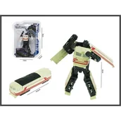 Figurki dla dzieci - ROBOT POCIĄG 10CM METAL 39078 HIPO - miniaturka - grafika 1