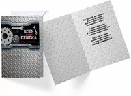 Kartki okolicznościowe i zaproszenia - Kartka z kopertą na Dzień Dziadka - 1 szt. - miniaturka - grafika 1