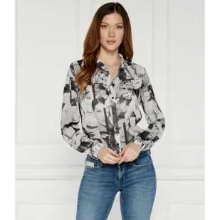GUESS Bluzka | Relaxed fit - Bluzki damskie - miniaturka - grafika 1