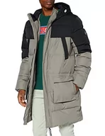Kurtki męskie - Urban Classics Kurtka męska typu parka, Asphalt/czarny., XL - miniaturka - grafika 1