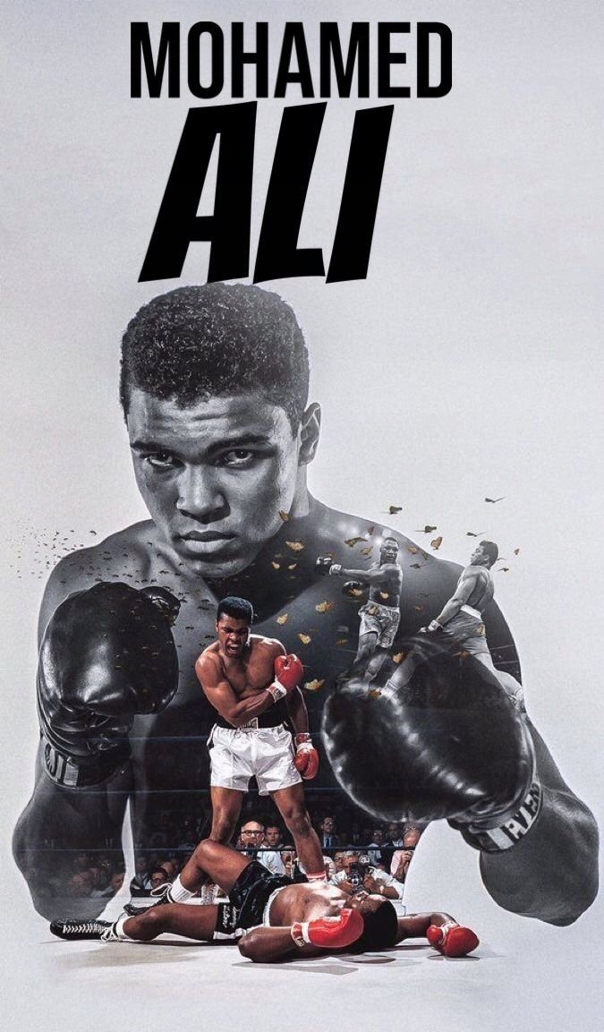 PODKŁADKA POD MYSZ Nadruk 22x18 cm Muhammad Ali Mohamed Ali Box Prezent
