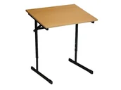 Meble do szkół i przedszkoli - Ławka szkolna Flex z regulacją pochylenia blatu, reg. wys. 2-4, 4-6, 1000 z reg. wys. 2-4, 4-6 - miniaturka - grafika 1