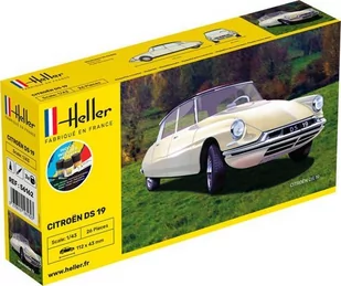 Heller HELLER  Citroen DS 19 - Starter Set 56162 - Kolekcjonerskie modele pojazdów - miniaturka - grafika 1