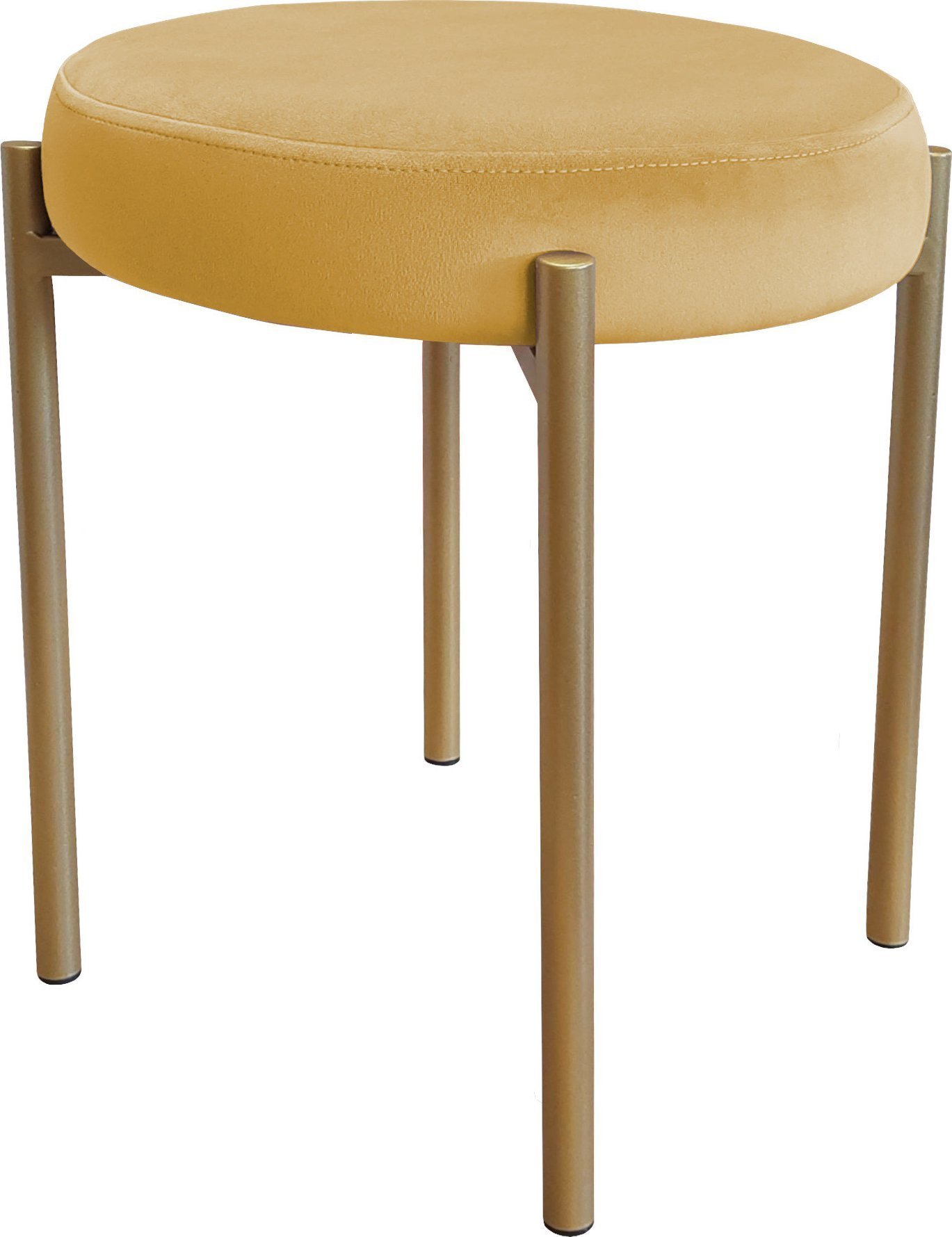 Atos TABORET DIOR STOŁEK LOFT metal podstawa złota MG15
