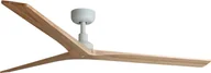 Wentylatory sufitowe - Energooszczędny wentylator sufitowy z pilotem Klim L dąb biały 150 cm - miniaturka - grafika 1