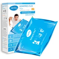 Apteczki i materiały opatrunkowe - Sanity Flex, kompres żelowy w pokrowcu, max, 19 cm x 30 cm, 1 sztuka - miniaturka - grafika 1