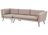 Sofy ogrodowe - Sofa ogrodowa 3-osobowa lewostronna beżowa LORETELLO - miniaturka - grafika 1