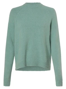 BOSS Sweter damski z dodatkiem alpaki Kobiety Wełna zielony|niebieski jednolity, XL - Swetry damskie - miniaturka - grafika 1
