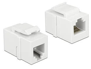 Delock Keystone Module RJ12 female RJ12 female Cat.3 white 86380 - Adaptery i przejściówki - miniaturka - grafika 1