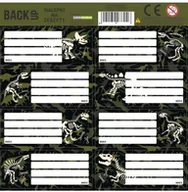 Szkolne artykuły papiernicze - Derform, Nalepki na zeszyty backup 4 a 113 - miniaturka - grafika 1
