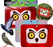 Zwalczanie i odstraszanie szkodników - Odstraszacz Ptaków Szpaków Kosów Gołębi Dzięciołów Hologramowe Odblaskowe Oczy"Scary Eyes" - miniaturka - grafika 1