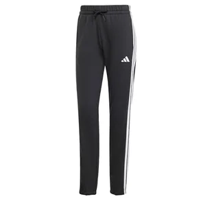 adidas Damskie Essentials 3-Stripes French Terry Spodnie z mankietami - Spodnie rowerowe - miniaturka - grafika 1