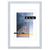 Ramki na zdjęcia - Ramka na zdjęcia ALU E 21 x 29.7 cm srebrna półmatowa aluminiowa - miniaturka - grafika 1
